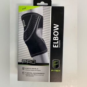 P-TEX PRO Knit Thermal Compression Elbow Sleeve Kinetic Paneling - Small - NIB
